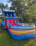 18ft Waves Wipeout Water Slide image