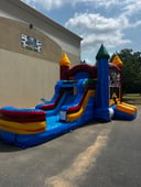 Grand Celebration Bounce House and Slide Combo image