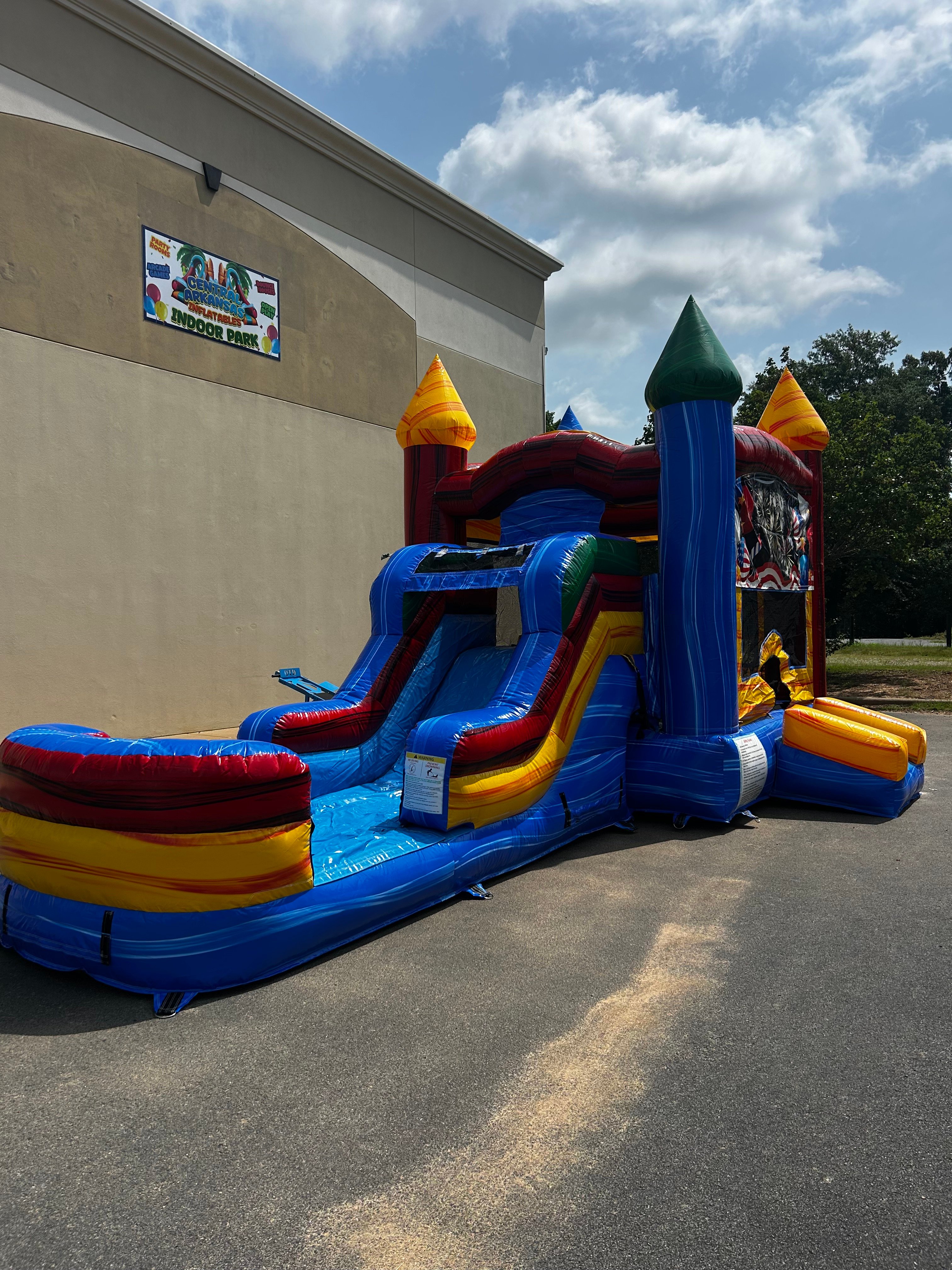 Grand Celebration Bounce House and Slide Combo image