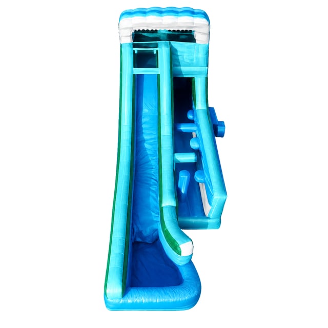 Bahama Blast 18ft Single Dash Slide and Obstacle Course
