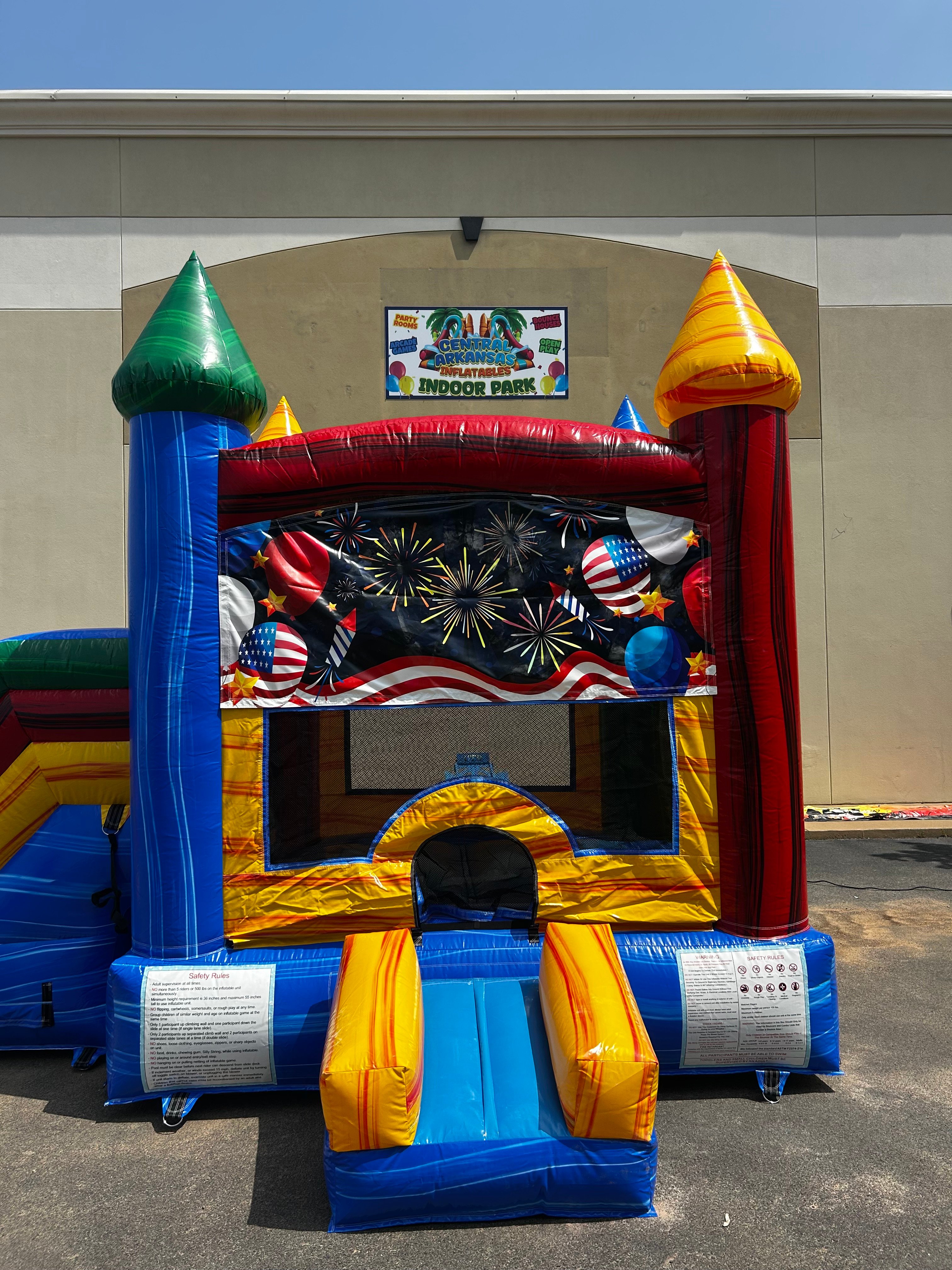Grand Celebration Bounce House and Slide Combo image