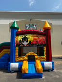 Grand Celebration Bounce House and Slide Combo image