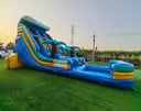 18ft Ocean Oasis Dual Lane Water Slide image