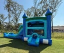 Tropical XL Bounce House With Slide (Wet/Dry) image